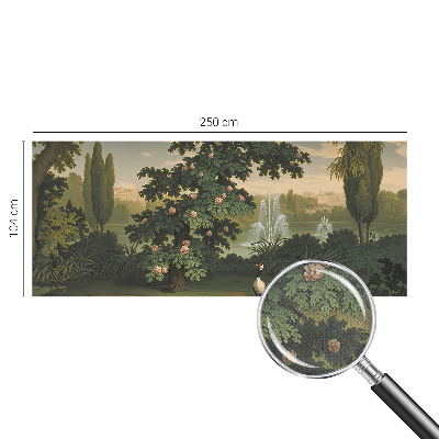 Selbstklebende Fototapete Naturgarten