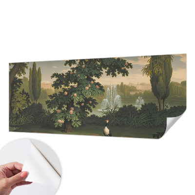 Selbstklebende Fototapete Naturgarten