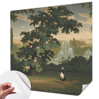 Selbstklebende Fototapete Naturgarten