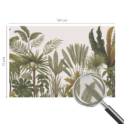 Vintage tapete Exotische Blätter