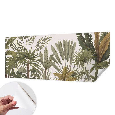 Vintage tapete Exotische Blätter