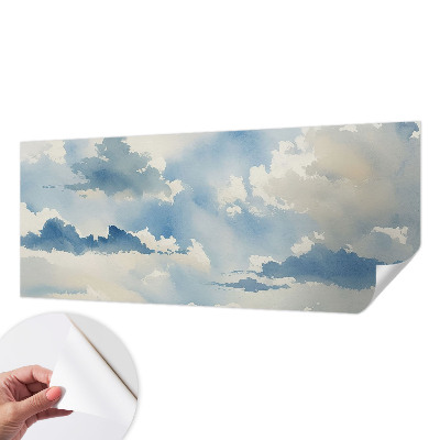 Selbstklebende Fototapete für die Wand Himmlische Wolken