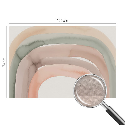 Selbstklebende Fototapete fürs Wohnzimmer Regenbogenbögen