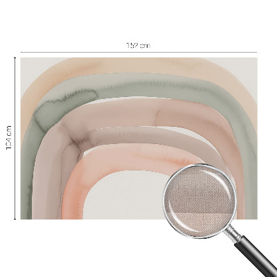 Selbstklebende Fototapete fürs Wohnzimmer Regenbogenbögen