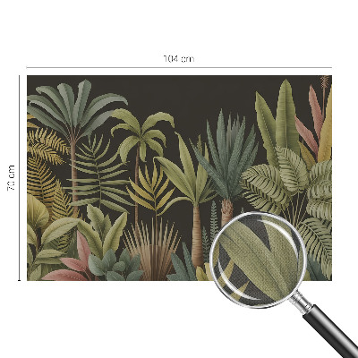 Selbstklebende Fototapete fürs Kinderzimmer Tropischer Dschungel