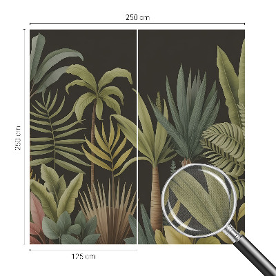 Selbstklebende Fototapete fürs Kinderzimmer Tropischer Dschungel