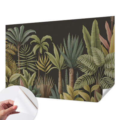 Selbstklebende Fototapete fürs Kinderzimmer Tropischer Dschungel