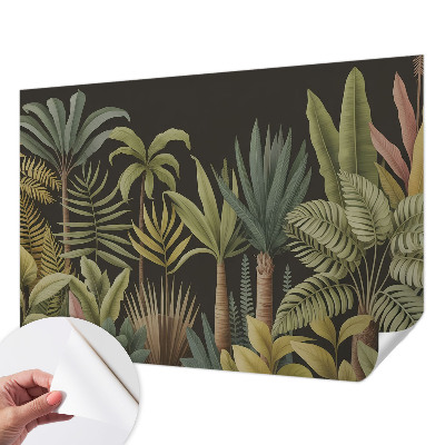 Selbstklebende Fototapete fürs Kinderzimmer Tropischer Dschungel