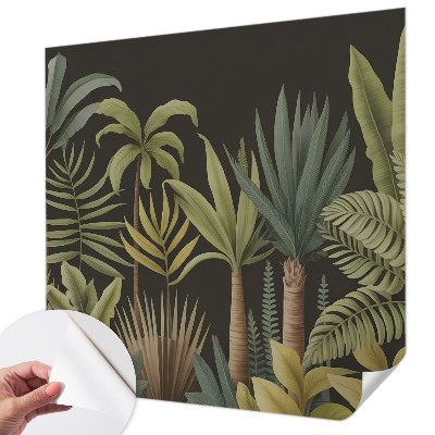 Selbstklebende Fototapete fürs Kinderzimmer Tropischer Dschungel