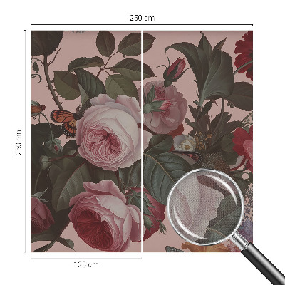 3D-Fototapete Florale Eleganz