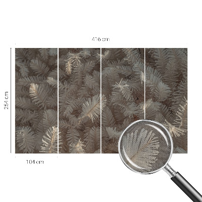 3D-Fototapete fürs Wohnzimmer Gefrorene Zweige