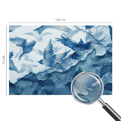 Motivtapete fürs Wohnzimmer Dynamische Vögel