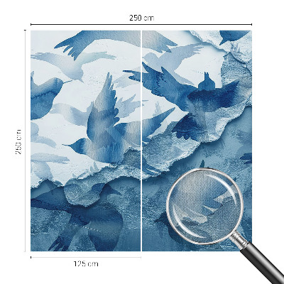 Motivtapete fürs Wohnzimmer Dynamische Vögel