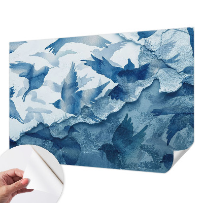 Motivtapete fürs Wohnzimmer Dynamische Vögel