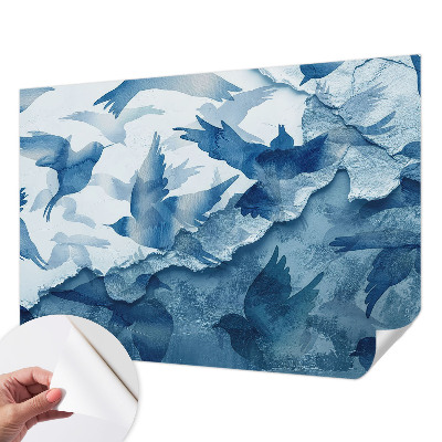 Motivtapete fürs Wohnzimmer Dynamische Vögel