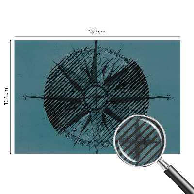 Hochwertige Bildtapete Seekompass