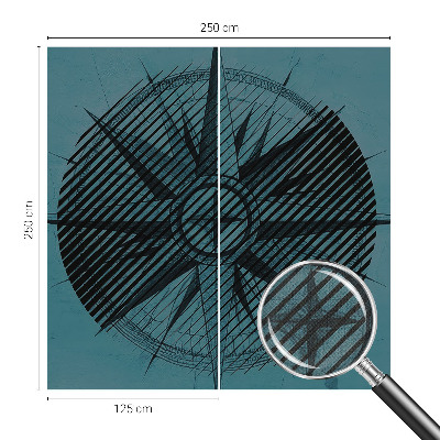 Hochwertige Bildtapete Seekompass