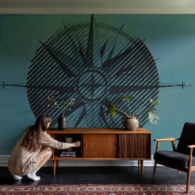 Hochwertige Bildtapete Seekompass