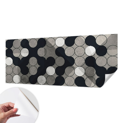 Selbstklebende Fototapete fürs Schlafzimmer Geometrische Kreise