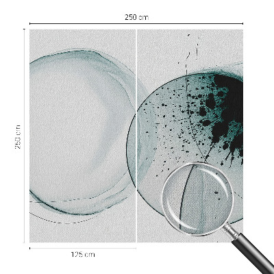 Fototapete nach Maß Grüne Kreise