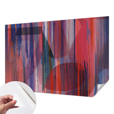 3D-Fototapete fürs Schlafzimmer Regenbogenstreifen