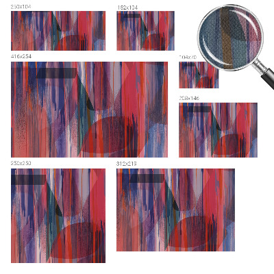 3D-Fototapete fürs Schlafzimmer Regenbogenstreifen