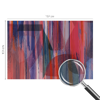 3D-Fototapete fürs Schlafzimmer Regenbogenstreifen