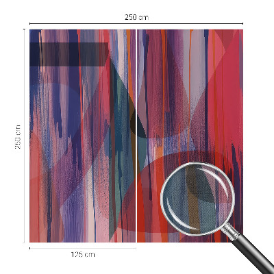 3D-Fototapete fürs Schlafzimmer Regenbogenstreifen