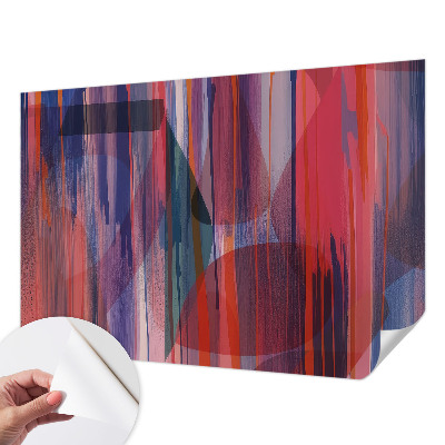 3D-Fototapete fürs Schlafzimmer Regenbogenstreifen