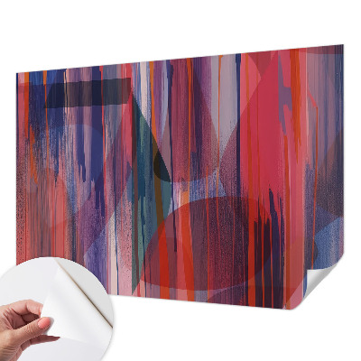 3D-Fototapete fürs Schlafzimmer Regenbogenstreifen