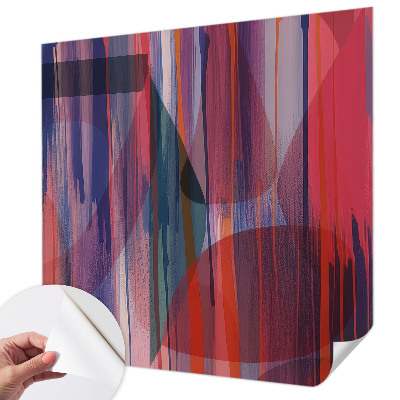 3D-Fototapete fürs Schlafzimmer Regenbogenstreifen