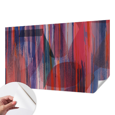 3D-Fototapete fürs Schlafzimmer Regenbogenstreifen