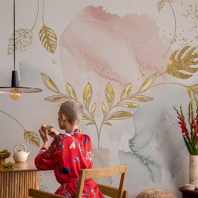 Moderne Fototapete nach Maß Botanischer Charme