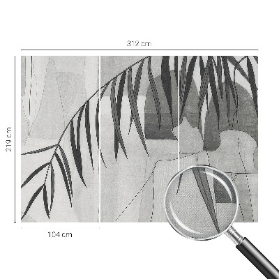 Vintage tapete Abstrakte Palme