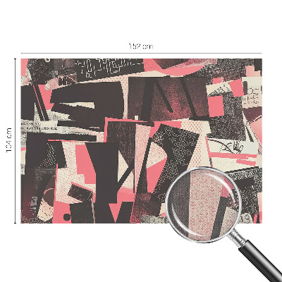 Selbstklebende Fototapete Geometrische Collage