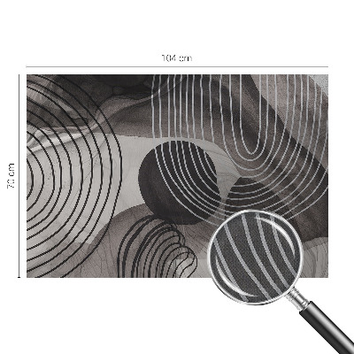 Selbstklebende Fototapete fürs Schlafzimmer Harmonie der Formen