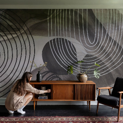 Selbstklebende Fototapete fürs Schlafzimmer Harmonie der Formen