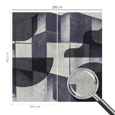 Selbstklebende Fototapete fürs Kinderzimmer Geometrische Symmetrie