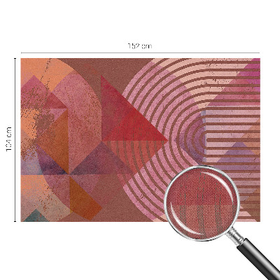 Fototapete in 3D-Optik Abstrakte Formen