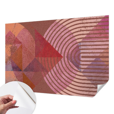 Fototapete in 3D-Optik Abstrakte Formen