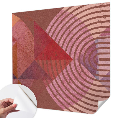 Fototapete in 3D-Optik Abstrakte Formen