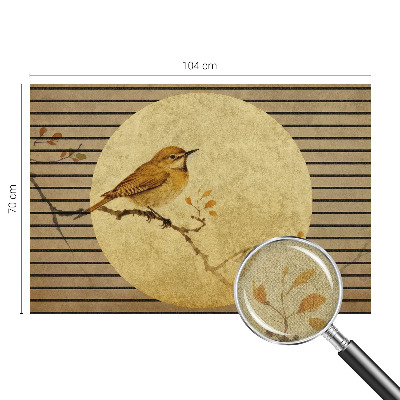3D-Fototapete Harmonievogel