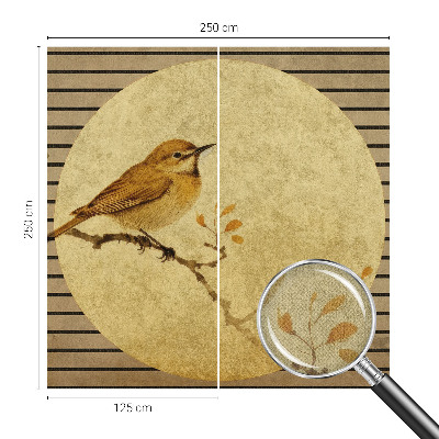 3D-Fototapete Harmonievogel