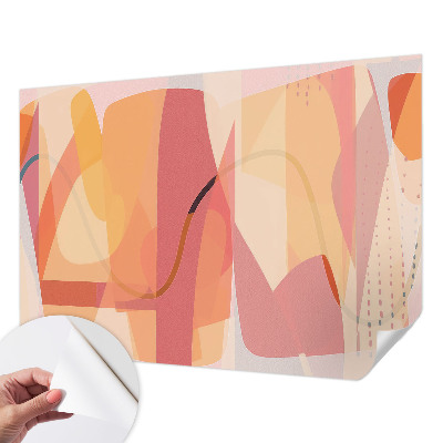 Vintage tapete Farbenfrohe Abstraktion