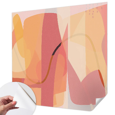 Vintage tapete Farbenfrohe Abstraktion