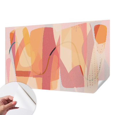 Vintage tapete Farbenfrohe Abstraktion