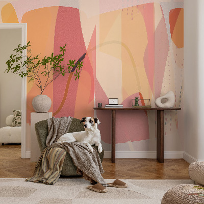 Vintage tapete Farbenfrohe Abstraktion