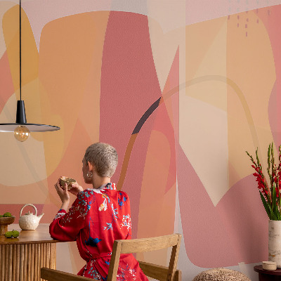 Vintage tapete Farbenfrohe Abstraktion