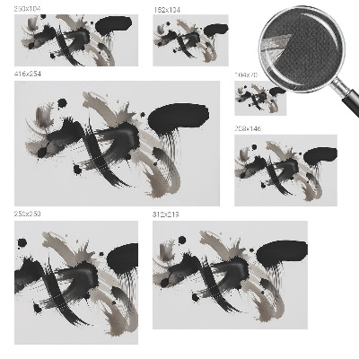 3D-Fototapete fürs Wohnzimmer Abstrakter Ausdruck