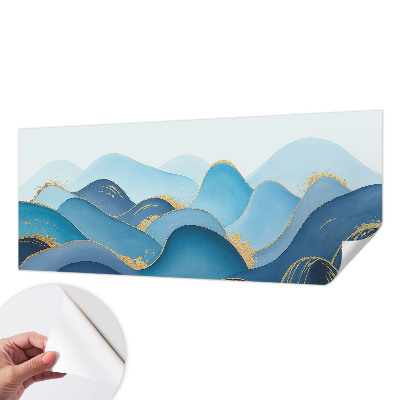 3D-Fototapete fürs Schlafzimmer hügelige Landschaft